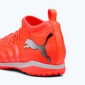 Încălțăminte de fotbal PUMA Future 9 Match TT + Mid Jr glowing red/puma white/puma black/puma silver 8