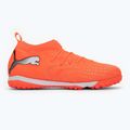 Încălțăminte de fotbal PUMA Future 9 Match TT + Mid Jr glowing red/puma white/puma black/puma silver 2