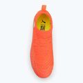 Încălțăminte de fotbal PUMA Future 9 Match TT + Mid Jr glowing red/puma white/puma black/puma silver 5