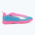 Încălțăminte de fotbal pentru copii PUMA Ultra 6 Play It Jr poison pink/puma wht/sun stream/bright aqua/puma blk 2