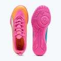 Încălțăminte de fotbal pentru copii PUMA Ultra 6 Play It Jr poison pink/puma wht/sun stream/bright aqua/puma blk 11