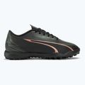 Încălțăminte de fotbal pentru copii PUMA Ultra Play TT Jr puma black/copper rose 2
