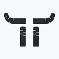 Inserții pentru înveliș Ergon Orthocell Top Pads black