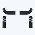 Inserții pentru înveliș Ergon Orthocell Top Pads black 2