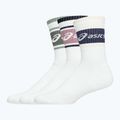 Șosete ASICS Logo Crew 3 pary monument blue/indigo fog/rubble red 2