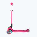 Trotinetă cu trei roți pentru copii Globber Primo Foldable Lights fuchsia 2