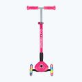 Trotinetă cu trei roți pentru copii Globber Primo Foldable Lights fuchsia 4