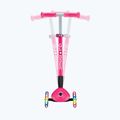 Trotinetă cu trei roți pentru copii Globber Primo Foldable Lights fuchsia 11