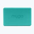 Cub pentru yoga Myga Foam Block turquoise
