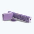 Set de yoga Myga Chakra Yoga Set mat + block + purple strap 2