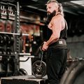 Centură pentru ridicarea greutăților RDX Pro Dipping Belt 2 Layer neagră WDB-T7B 6