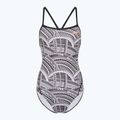 Costum de baie dintr-o singură piesă pentru femei ZONE3 Kona Speed Strap Back imprimeu tribal / negru / alb / portocaliu