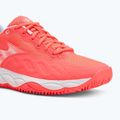 Încălțăminte de tenis pentru femei Mizuno Wave Enforce Court CC W calypso coral/white/barely pink 7