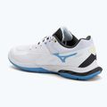 Încălțăminte de badminton Mizuno Wave Fang 2 white/pink tetra/all abroad 3