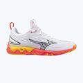 Încălțăminte de volei Mizuno Wave Luminous 3 white/fiery coral 2/citrus 8