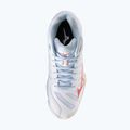 Încălțăminte de volei pentru femei Mizuno Wave Voltage 2 Mid white/calypso coral/pale banan 12
