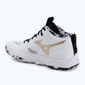 Încălțăminte de volei Mizuno Wave Momentum Elite Mid white/black/gold 3