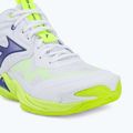 Încălțăminte de volei Mizuno Wave Momentum Elite Mid white/lightning yellow/dazzling blue 7