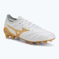 Încălțăminte de fotbal Mizuno Morelia Neo IV Beta Japan FG white/mp gold/cool gray 3c
