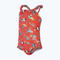 Speedo Digital Frill Digital Frill Thinstrap Costum de baie o singură bucată pentru copii Orange 8-1288115155 3