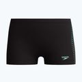 Boxeri de înot pentru copii Speedo Plastisol Placement Aquashort black/alfalfa green
