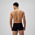 Boxeri de înot pentru bărbați Speedo Medley Logo Aquashort negru/verde alfalfa 3