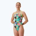 Costum de baie întreg pentru femei Speedo FL Printed V-Back tropicana/negru