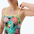 Costum de baie întreg pentru femei Speedo FL Printed V-Back tropicana/negru 4