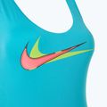 Costum de baie dintr-o piesă pentru femei Nike Multi Logo Crossback dusty cactus 3
