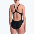 Costum de înot întreg pentru femei Nike Logo Tape Fastback black 3