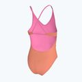 Costum de înot întreg pentru copii Nike Ocean Bound Ripple Texture Lace Up pink glow 3