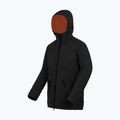 Geacă de ploaie pentru bărbați Regatta Balaton black/pumpkin spice 12