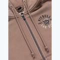 Bluză pentru femei Pitbull Skull Surf Hooded Zip chocolate mousse 9
