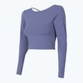 Top de yoga pentru femei 4F H4Z22-TSDL019 albastru 3