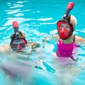 Mască integrală de snorkeling AQUASTIC roșie SMA-01SC 6