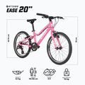 Bicicleta pentru copii ATTABO EASE 20" roz 2
