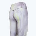 Colanți de antrenament pentru femei 4F Solar Punk FNK F454 light yellow allover 10