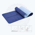 Yoga mat HMS YM10 8 mm albastru închis 3
