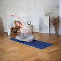 Yoga mat HMS YM10 8 mm albastru închis 10