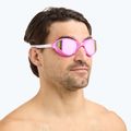 Ochelari înot BuddySwim OzeanX Mirror pink/white/iridium 4