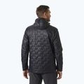 Geacă hibridă pentru bărbați Helly Hansen Lifaloft Hooded Insulator black matte 2