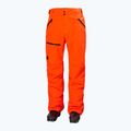 Pantaloni de schi pentru bărbați  Helly Hansen Sogn Cargo neon orange 5