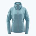 Bluză de trekking pentru femei Haglöfs Skuta Hood albastră 605072