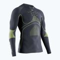 Bluză termică pentru bărbați X-Bionic Energy Accumulator 4.0 charcoal/yellow