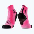 Șosete pentru bărbați X-Socks Run Expert Ankle fluo pink/x black