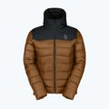 Geacă izolată pentru bărbați SCOTT Insuloft Warm black/bread brown