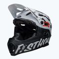 Cască de ciclism Bell FF Super DH MIPS Spherical fasthouse matte gloss black/white
