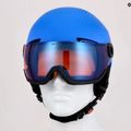 Căști de schi pentru copii Alpina Zupo Visor Q-Lite blue matt 14