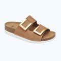Șlapi de damă Scholl Montery 2 Straps Ad Med cognac 8
