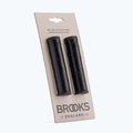 Mânere pentru ghidon Brooks England Willow Leather black 2
